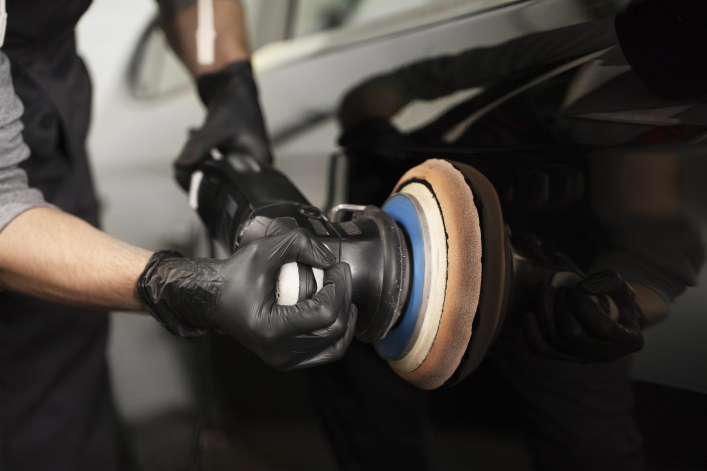 3-stage paint polishing